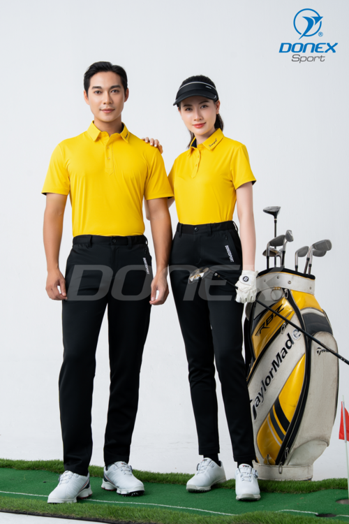 Áo thể thao nữ AC-3846 Vàng phối navy